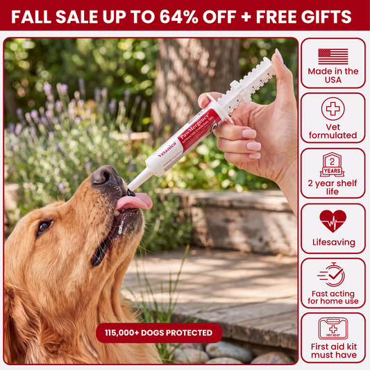 PawMergency - Activated Charcoal & Kaolin First Aid Detox for Pet Poisons (30mL)