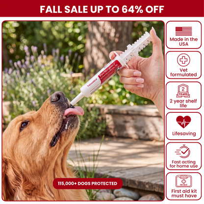 PawMergency - Activated Charcoal & Kaolin First Aid Detox for Pet Poisons (30mL)