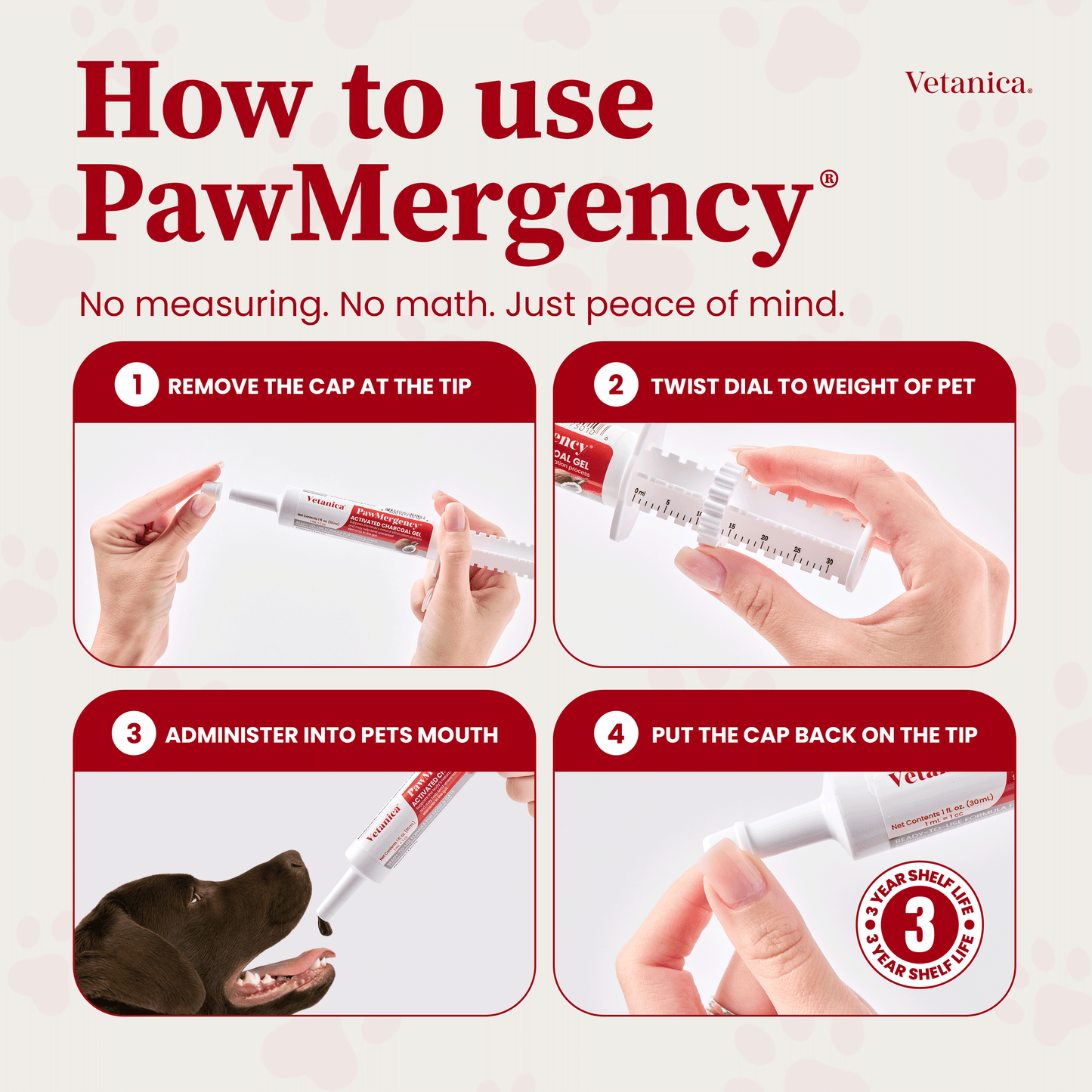 PawMergency® - Activated Charcoal & Kaolin Clay Paste for Pet Poisons